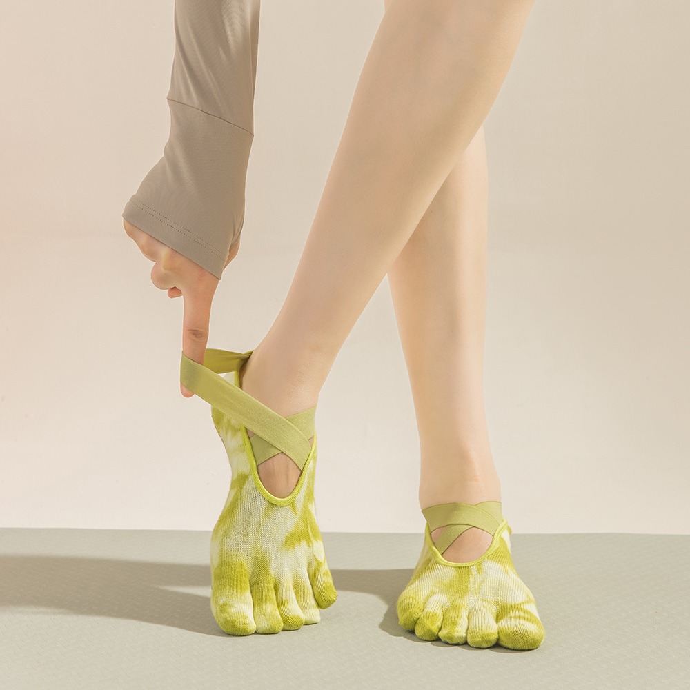 Toe Sock Split - Meias Tie-Dye Femininas com Cinco Dedos